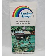 Vintage Rainbow Springs Us Route 41 Dunnellon Florida Brochure - $11.88
