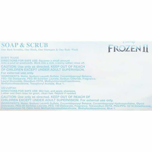 Frozen II 4-Piece Soap & Scrub Bath Set (LOC N-Shed) Item image 2