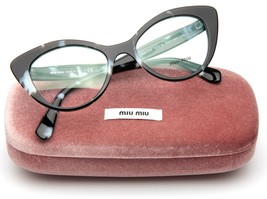 NEW MIU MIU VMU 01R PC7-1O1 Black EYEGLASSES 50-18-140mm B40mm Italy - £119.48 GBP