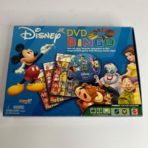 Disney DVD Bingo Mattel Family Fun Complete Magical Game Movie Clips - £18.63 GBP