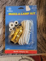 Westinghouse Make-A-Lamp Kit Electrified Candle Stick and Bottle Adapter - $13.99