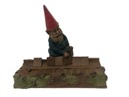 Tom Clark Gnome Figurine vtg sculpture elf SIGNED Cairn Scrabble board game tile - £31.69 GBP
