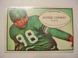 1953 Bowman #52 Alfred Conway-vg+/ex-Philadelphia Eagles - $16.50