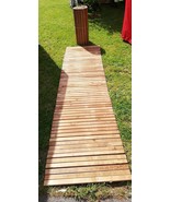 Set of 4 Wooden pathway, wooden way, wooden path, Garden walkway, Boardwalk - €1.364,48 EUR