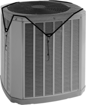 32"X32" Air Conditioner Top Mesh Cover with Bungee Cords and Leaf Guard - $16.20