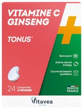 Vitavea Vitamin C Ginseng 24 chewable tablets - $927.05 MXN