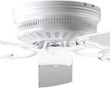 White 52-Inch Hugger Ceiling Fan With Light From Concord Fans, Model Number - $149.95