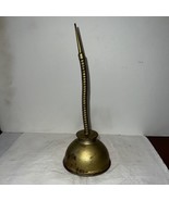 Vintage Eagle Oil Can 10&quot; Thumb Pump Oiler Oil Can With Flexible Goosene... - $18.32