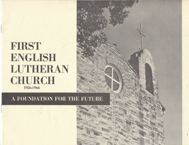 FIRST ENGLISH LUTHERAN CHURCH 1936-1966 A Foundation For The Future AUST... - £14.41 GBP