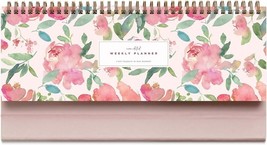 Bright Day Calendars Non-Dated Spiral Weekly Desk Calendar Planner (Open... - $7.19