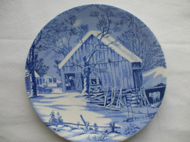 The Homestead In Winter Collector Plate Out In The Barn 8 Inches Diameter - £10.34 GBP
