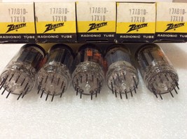 17AB10 / 17X10 Zenith Lot of Five (5) Tubes NOS NIB in a Zenith Sleeve - $14.03