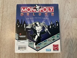 VTG Monopoly Deluxe Parker Brothers Virgin games 1992 - $35.00