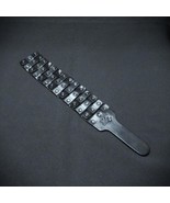 Handcrafted Black Leather Spanking Paddle – Flexible &amp; Rollable BDSM Toy  - €102,33 EUR
