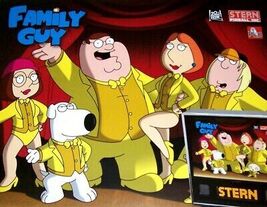 Stern Family Guy Pinball POSTER Original 33 X 23 Large Wall Poster Carto... - $55.79