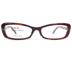 Gucci Eyeglasses Frames GG 3529/U/F YTX Brown Red Cat Eye Green Red 53-17-140 - $168.08
