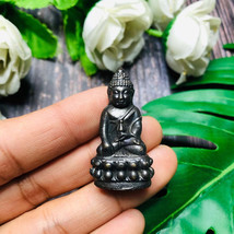 Thai Amulet Pavarot Black Metal, Wat Ceremony Edition, Buddhist Collectible - $731.45 MXN