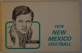 Vintage Fútbol Media Pulsar Guía Universidad De Nuevo México 1974 - £34.58 GBP