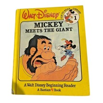 Walt Disney Fun-To-Read Library Vol 1 Mickey Meets the Giant Vintage 1986 - $8.90