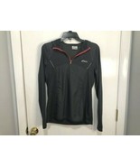 Asics 1/4 Zip Up Hoodie Jacket Womens Sz Medium Long Sleeve Top - $16.82