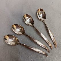 International Silver Flair Teaspoons 4 Silverplated 6.125&quot; 1956 Rogers 1847 - $16.95