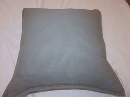 Ralph Lauren Luke Rib Matelasse Grey deco pillow $120 RARE - £40.03 GBP