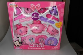 Disney Junior Minnie Mouse Bowtique Bowlicious Tea Cup Set Girl Toy (17pc Set) - £15.47 GBP