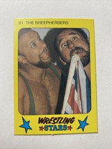 1986 The Sheepherders 81 Monte Gum Wrestling Stars WWF WWE Card - £5.47 GBP