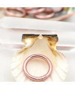 Single Thai Buddhist Temple Colorful Stackable Kumlai Ring Rush Rose Gol... - €13,50 EUR