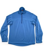 Patagonia Mens Medium 1/4 Zip Pullover Blue Expedition Weight Capilene  ... - £21.21 GBP