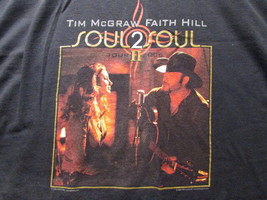 Tim Mc Graw Faith Hill SOUL2SOUL 2006 Concert Tour Xl Shirt Preshrunk 100% Cotton - £8.91 GBP