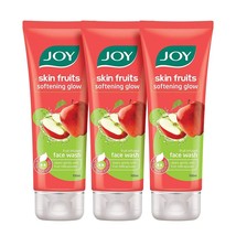 Joy Skin Fruits Softening Glow Face Wash | Apple Face Wash - 100ml (Pack of 3) - £19.54 GBP