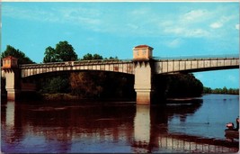 Yazoo River Bridge Yazoo City Mississippi Postcard Unposted - £7.85 GBP