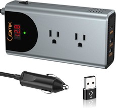 Bmk 350W Car Power Inverter, Dc 12V To 110V Ac Car Inverter With Pd 18W ... - $29.99
