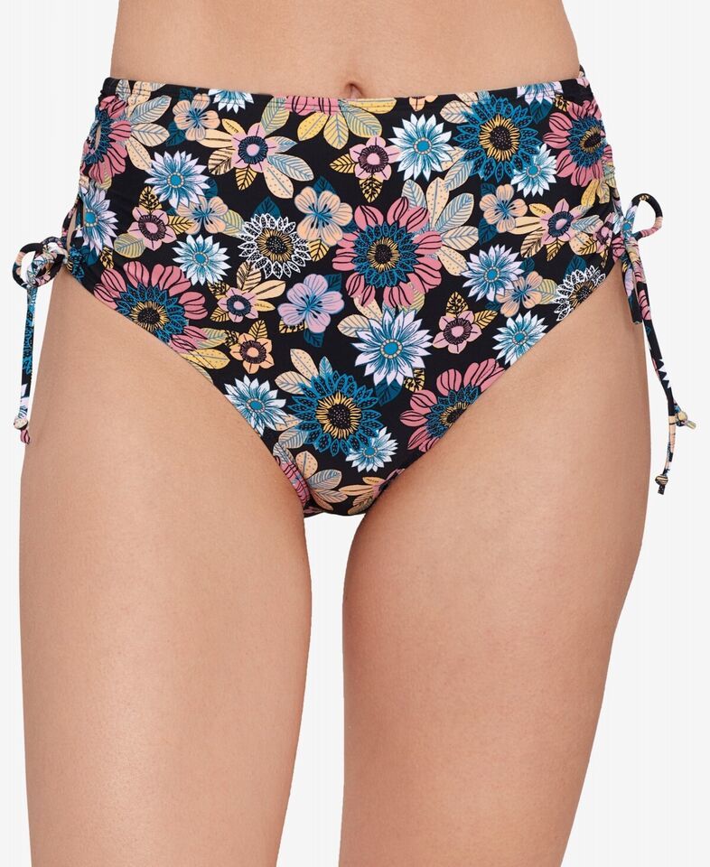 $20 Salt + Cove Juniors In Full Bloom Lace-Side Bikini Bottoms Black Siz... - $6.42