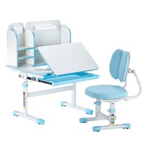 VEVOR Kids Study Chair and Desk Set, Study Desk and Chair for Kids with Bookshel - $3,643.70 MXN