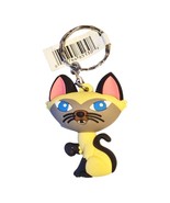 Disney Cats Figural Keyring - Am Siamese Cat (Lady and the Tramp) Monogr... - $119.55 MXN