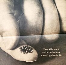 1961 Gulf Gas &amp; Oil Corporation Advertisement Carbon Waste Control DWJJ5 - $29.99