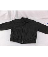 WILSONS THE LEATHER EXPERTS FULL ZIP BLACKMOTOR FASHION LEATHER JACKET XL - $25.27