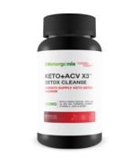 3X Ketorganix Keto+ACV 3X Detox Cleanse - 3 Month Supply Keto Detox Cleanse - $30.97