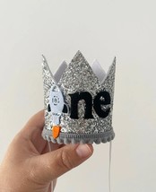 Outer Space Glitter First Birthday Crown for Kids - £18.38 GBP