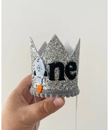 Outer Space Glitter First Birthday Crown for Kids - £18.34 GBP