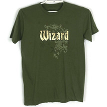 Harry Potter Womens Shirt Size L Large Green Gold Short Sleeve T Shirt Wizard  - $17.59