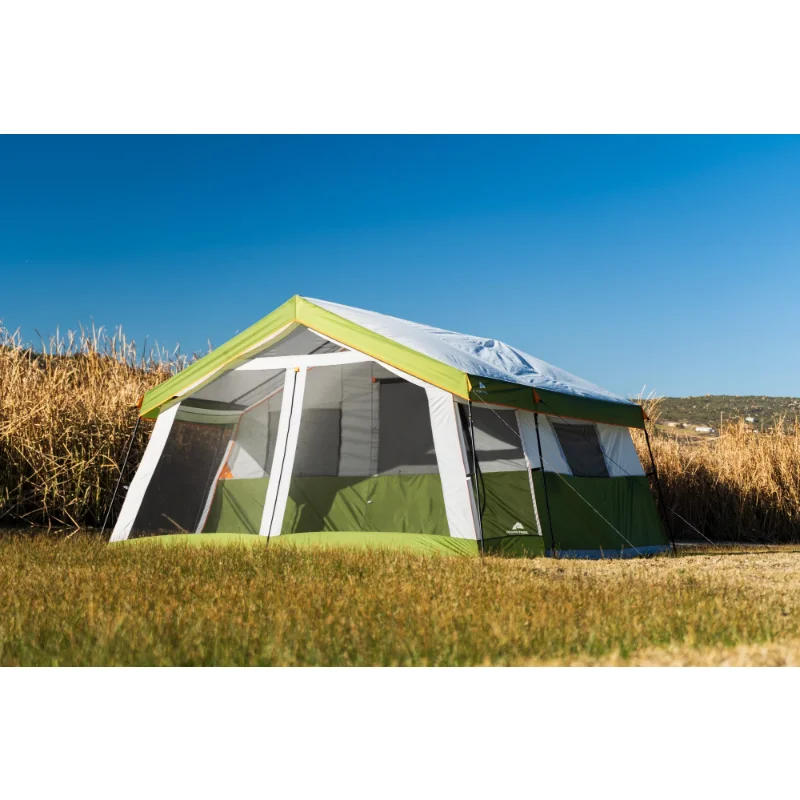 Ozark Trail 8-Person Family Cabin Tent 1 Room with Screen Porch, Green tents - £443.27 GBP