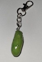 Pickle Keychain Accessory Women&#39;s Clip on Food Charm  - $8.50
