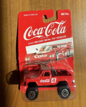 Coca-Cola Coke Red Truck 4 x 4 Team Turbo Diecast Car Hartoy Vintage 1988 - £11.21 GBP