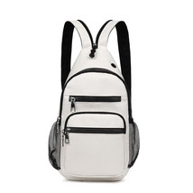 Fengdong women small backpack chest bag sling messenger bags female sports bag m - £24.26 GBP