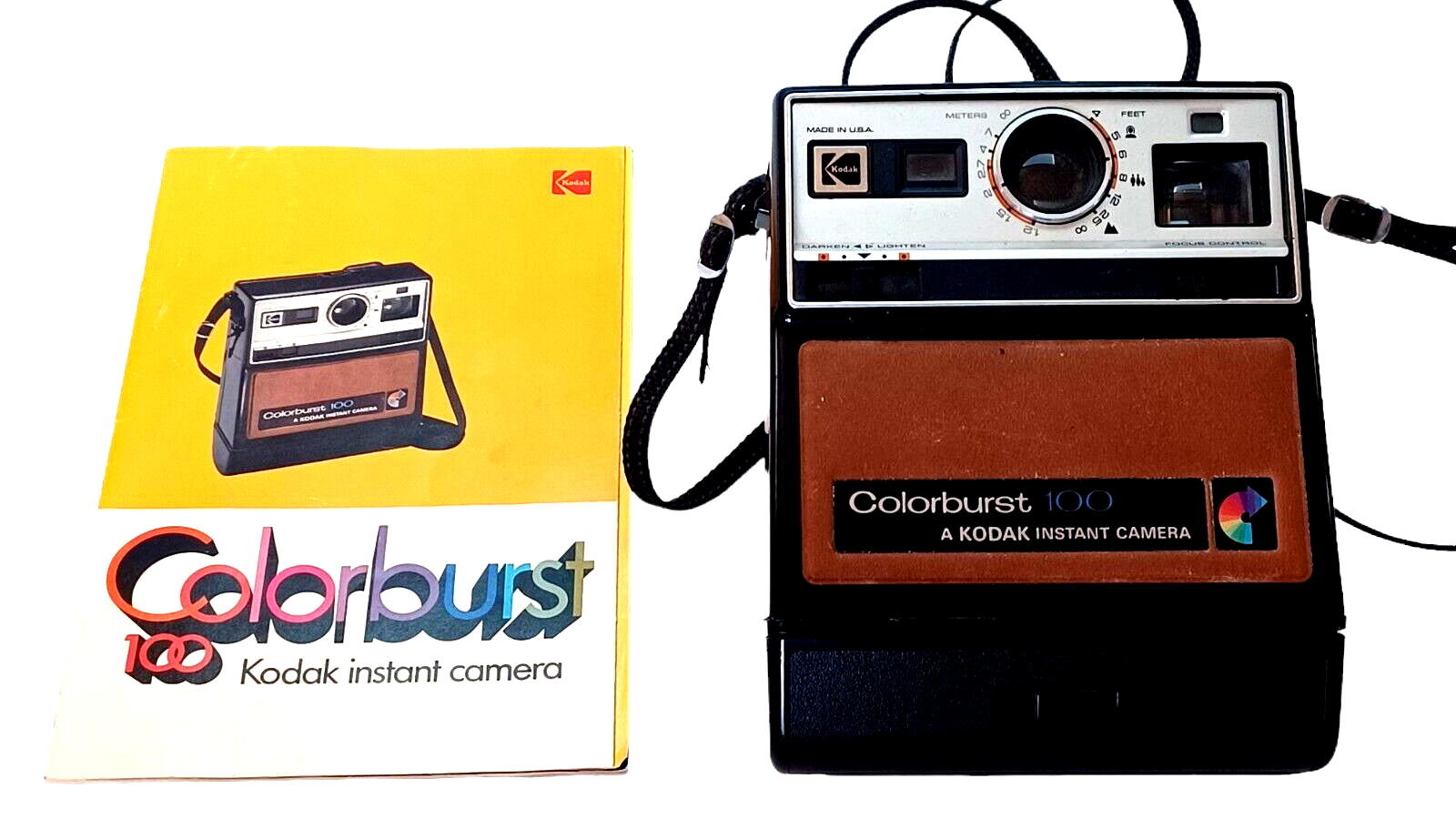 Vintage Kodak A100 Colorburst 100 Instant Camera 1978 w Manual As-Is Untested - $7.08
