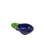 Eggplant Purple Fruit Serving Plate Dish Bowl Made in Japan - $241.39 MXN