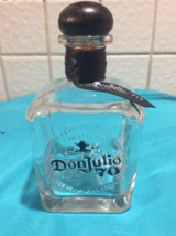 DON JULIO 70 EMPTY TEQUILA BOTTLE with CORK - 750ml - Free Shipping - $18.95